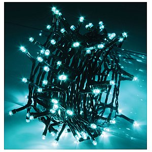 LYYT 100 LED String Lights with Timer Control CY, lampki LED cyjan 1/5