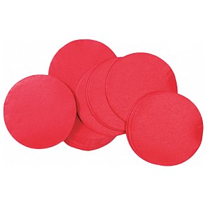 TCM FX Wolno opadające konfetti Kółka 55x55mm, red, 1kg 1/1