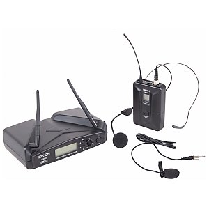 Mikrofon nagłowny bezprzewodowy UHF - zestaw EIKON WM700H PLL UHF 1/5