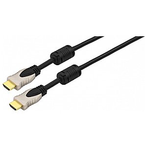 MONACOR HDMC-150M/SW Wysokiej jakości kabel połączeniowy HDMI™ High-Speed, 1.5m 1/1