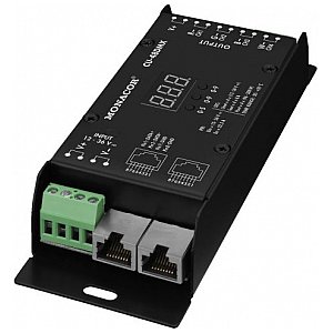 MONACOR CU-48DMX 4-kanałowy kontroler diodowy RGBW DMX 1/1