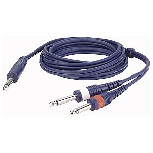 DAP FL32 - Kabel mono Jack > 2 mono Jack L/R 1,5 m 1/1