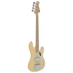 DIMAVERY PB-550 E-Bass, blond Gitara basowa vintage 1/5