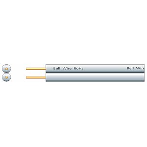 mercury Kabel dzwonkowy 2x0,2mm Fig.8 Bell wire CCS Biały 100m 1/2