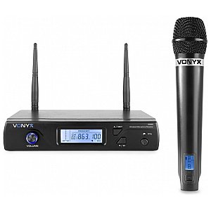 Zestaw mikrofonowy bezprzewodowy UHF Vonyx WM61 1/9