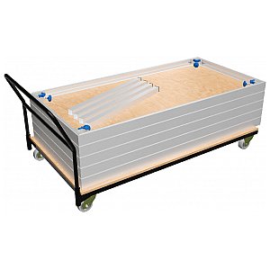 Bütec 5400 - Dolly for Stage Platforms for normal floors 2 x 1 m, wózek do transportu podestów 1/1