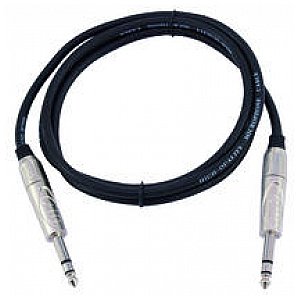Omnitronic Cable KS-10 6,3 plug/6,3 pl.1m stereo 1/4