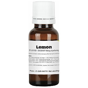 Showgear Fog Fluid Scent Lemon, 20 ml - koncentrat zapachowy do wytwornic cytrynowy 1/1