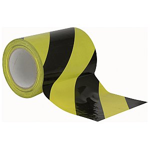 Showgear Taśma do znakowania podłóg czarno-żółta, 150 mm / 33 m 1/1