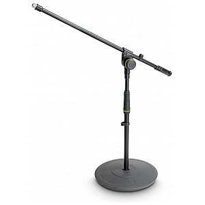 Gravity MS 2211 B - statyw mikrofonowy, Short Microphone Stand With Round Base And 1-Point Adjustment Boom 1/5