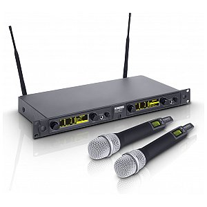 LD Systems WIN 42 HHD 2 B 5 - Wireless Microphone System with 2 x Dynamic Handheld Microphone 1/4