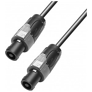 Adam Hall K 4 S 415 SS 0500 - Kabel głośnikowy 4 x 1,5 mm² standardowe złącze głośnikowe 4-stykowe 5 m 1/2