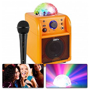 VONYX SBS50L zestaw karaoke z mikrofonem, bluetooth i efektem świetlnym 1/9
