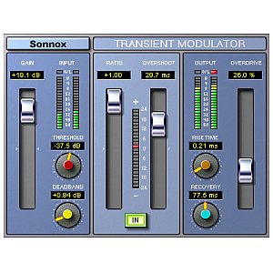 Sonnox TransMod Native, plug-in 1/1