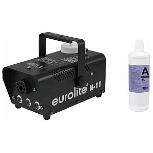 Wytwornica dymu N-11 + płyn A2D 1l - zestaw Eurolite Set N-11 LED Hybrid amber fog machine + A2D Action smoke fluid 1l 1/3