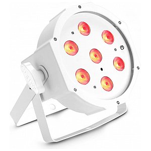 Cameo FLAT PAR TRI 3W IR WH - Lampa PAR 7 x 3 W TRI Colour FLAT LED RGB w białej obudowie WYCOFANY 1/7