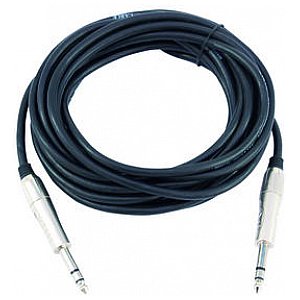 Omnitronic Cable KS-60 6,3 plug/6,3 plug 6m stereo 1/4