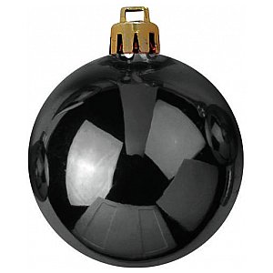 EUROPALMS Deco Ball Dekoracyjne kule, bombki 7cm, black 6szt 1/3