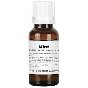 Showgear Fog Fluid Scent Mint, 20 ml - koncentrat zapachowy do wytwornic miętowy 1/1