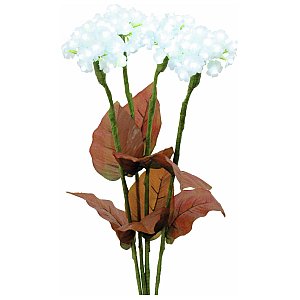 Europalms Hydrangea, white, with flowers, 100LEDs, Sztuczna roślina LED 1/5
