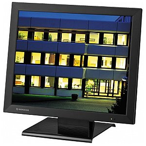 MONACOR TFT-1904LED Monitor do CCTV kolorowy LCD 48cm (19 cali) z podświetleniem diodowym i dodatkowym wejściem HDMI™ 1/3