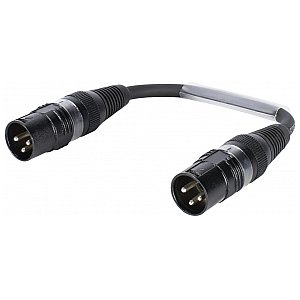 SOMMER CABLE Adapter na kablu XLR(M)/XLR(M) 0.15m bk 1/1