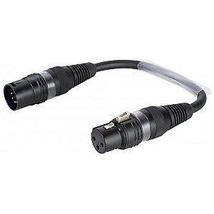 SOMMER CABLE Adapter na kablu 3pin XLR(F)/5pin XLR(M)0.15m 1/1