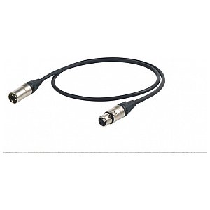 PROEL STAGE ESO255LU6 Kabel mikrofonowy Neutrik XLR 3pin męski - XLR 3pin żeński 1,8m 1/1
