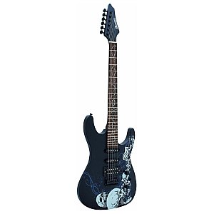 Dimavery FR-530 E-Guitar, S&C matt black, gitara elektryczna 1/4