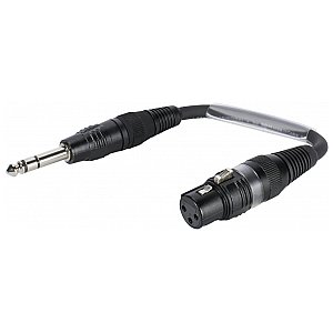 SOMMER CABLE Adapter na kablu XLR(F)/Jack stereo 0.15m 1/1