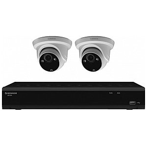 MONACOR IOZ-204DV COMFORT Line: Zestaw do monitoringu wideo CCTV 1/4