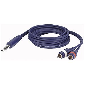 DAP FL35 - Kabel Stereo Jack  > 2 RCA Male L/R 1,5 m 1/1