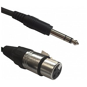 Accu Cable AC-XF-J6S / 3m Kabel XLR żeńskie / 6,3 Jack Stereo 1/2