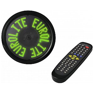 Eurolite Moving message advertising disc LED green 1/1