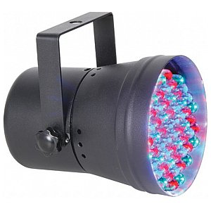 BeamZ LED Par 36 spot DMX czarny 55 x10mm LED RGB 1/2