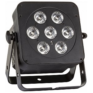 Reflektor PAR LED JB Systems LED PLANO 7FC-BLACK - Compact 7x10W RGBW projector, black 1/5