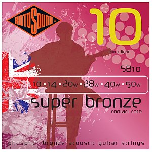 Rotosound Struny gitarowe Super Bronze SB10 1/1