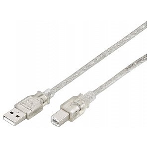 Monacor USB-201AB, kable połączeniowe usb 1/1