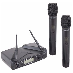 EIKON WM700DM Mikrofon bezprzewodowy UHF PLL - zestaw dwukanałowy do ręki 1/5