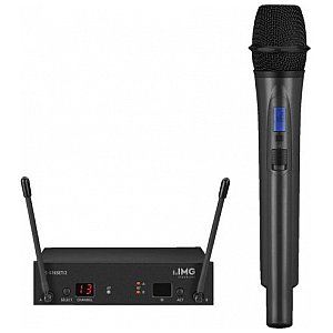 IMG STAGELINE TXS-616SET/2 Mikrofon bezprzewodowy wiloczęstotliwościowy UHF PLL 672.000-691.750MHz 1/2