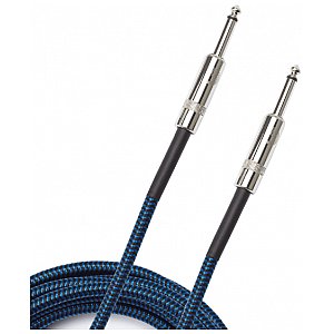 Pleciony kabel instrumentalny D'Addario, 10' 3m — niebieski 1/3