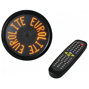 Eurolite Moving message advertising disc LED orang 1/1