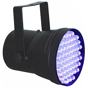 BeamZ LED Par 36 spot DMX czarny 55 x 10mm UV 1/2