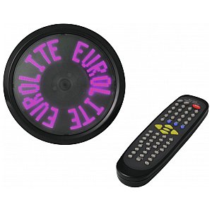 Eurolite Moving message advertising disc LED pink 1/1