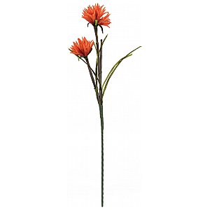 EUROPALMS Kwiat Dahlia (EVA), sztuczna roślina, pomarańczowy, 100 cm 1/2