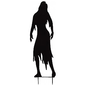 EUROPALMS Dekoracja: Metalowa sylwetka kobieta zombi, 135cm 1/5