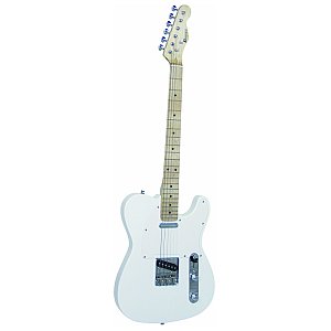 Dimavery TL-201 E-Guitar, biała, gitara elektryczna 1/3