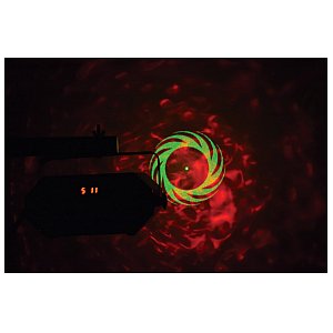 qtx TETRA LED Światła dyskotekowe Moonflower + Wave + Strobo/UV + Laser 1/9