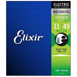 Elixir 19102 Optiweb Medium 11-49 – do gitary elektrycznej 1/4
