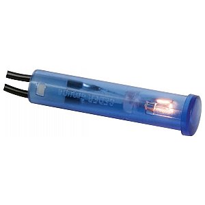 Seder Lampka tablicowa sterownicza, kontrolka ROUND 7mm PANEL CONTROL LAMP 12V BLUE 1/2